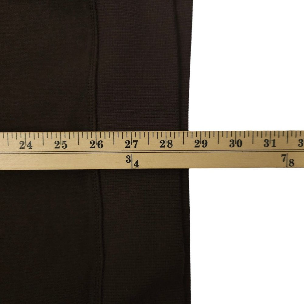 Izod Quarter Zip Sueded Fleece Pullover Sweater Sweatshirt Mens XL Brown NEW - Picture 6 of 15